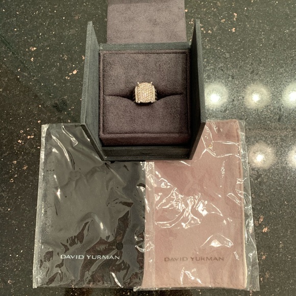 David Yurman Wheaton® Ring Diamonds size 5.75 - Picture 9 of 12